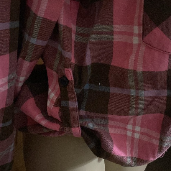 Plaid long sleeve top - Picture 2 of 7
